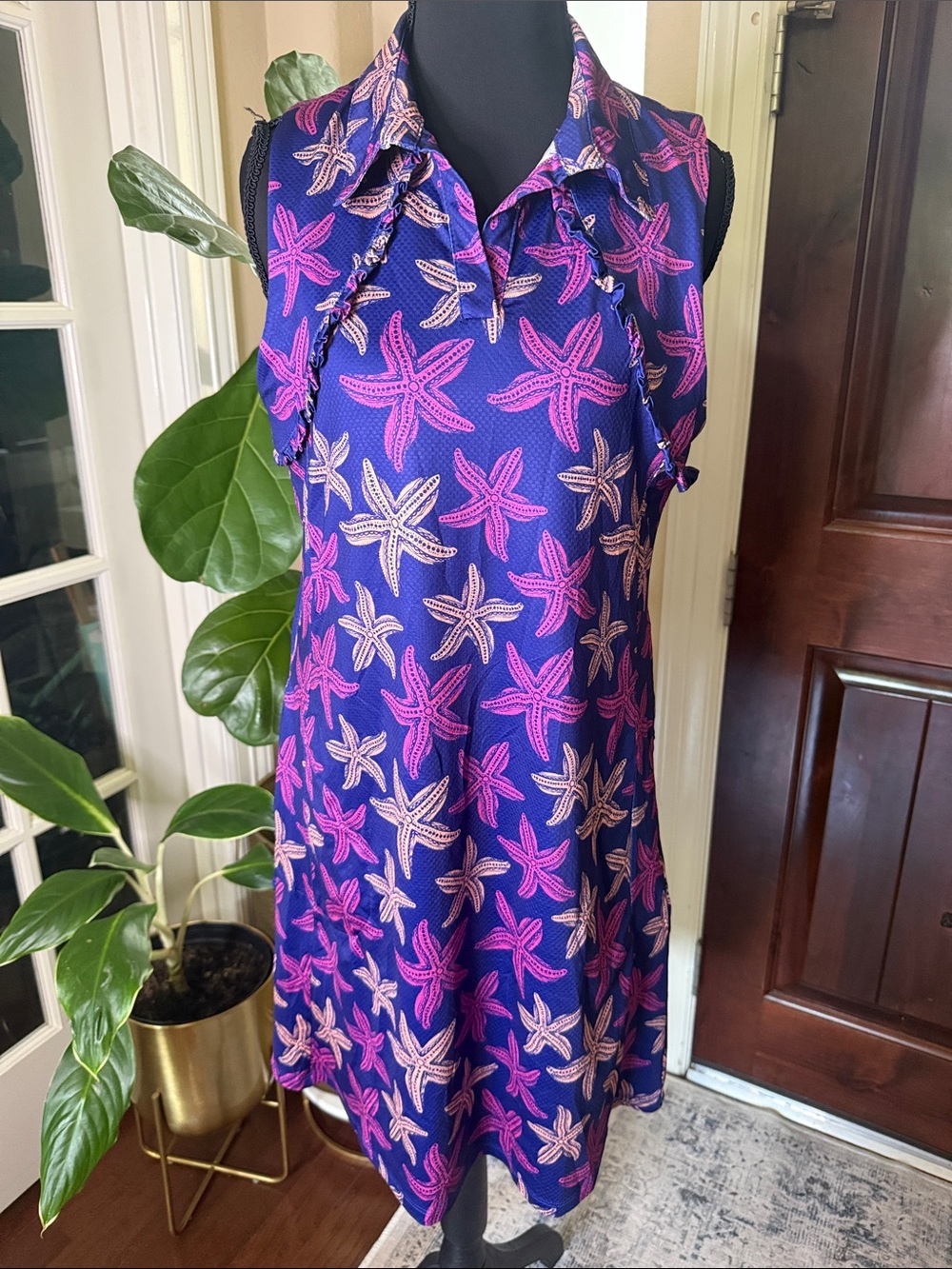 X by Gottex sleeveless activewear, performance golf, tennis, Resortwear Sz M